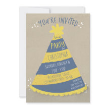 Birthday Hat Einladung