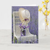 Birthday hat karte (Gelbe Blume)