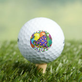BIRTHDAY HATS DESIGN GOLFBALL (Insitu T-Shirt)