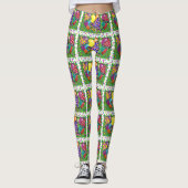 BIRTHDAY HATS DESIGN LEGGINGS (Vorderseite)