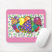 BIRTHDAY HATS DESIGN MOUSEPAD (Mit Mouse)