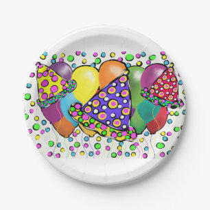 BIRTHDAY HATS DESIGN PAPPTELLER
