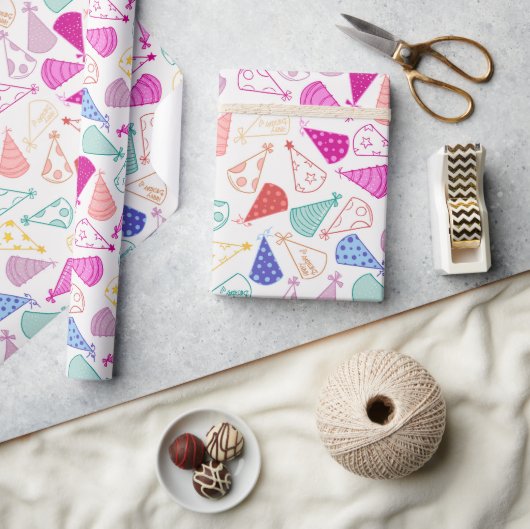 Birthday Hats Geschenkpapier (Handwerk)