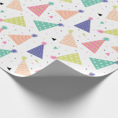 Birthday Hats Geschenkpapier (Ecke)