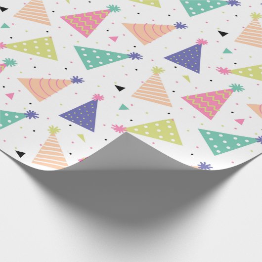 Birthday Hats Geschenkpapier (Ecke)
