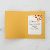 Birthday Herbstschwung Karte (Innenseite)