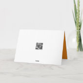 Birthday Herbstwoolbär Raupe Karte (Rückseite)