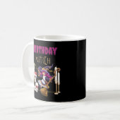 Birthday Hexe Geboren auf Halloween Spooky Party Kaffeetasse (Vorderseite Links)