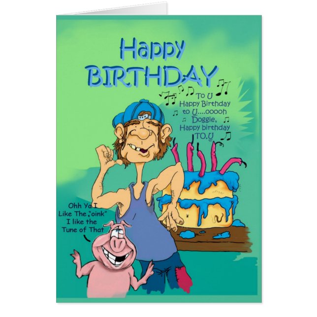 Birthday Hillbillie in Song (Vorne)