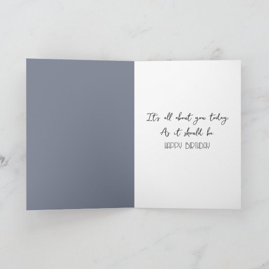 Birthday Himalayan Diva Cat Karte (Innenseite)