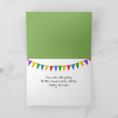 Birthday Holstein Cow Spaß Karte (Innenseite)