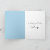 Birthday Hot Cocoa With Winter Scarf Karte (Innenseite)