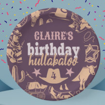 "Birthday Hullabaloo" Western Cowboy Party