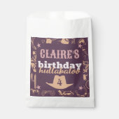 "Birthday Hullabaloo" Western Cowgirl Party Geschenktütchen (Vorderseite)
