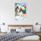 Birthday Hund Leinwanddruck (Insitu (Schlafzimmer))