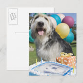 Birthday Hund Postkarte (Vorne/Hinten)