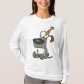 Birthday Hund Womens Long Sleeve T-Shirt (Vorderseite)