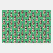 Birthday Husky Dog Geschenkpapier Set (Vorderseite)