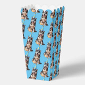Birthday Husky Dog Geschenkschachtel (Rückseite)