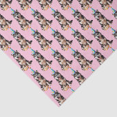 Birthday Husky Dog Seidenpapier (Ausschnitt)