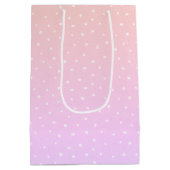 Birthday Ice Cream Cone on Polka Dots Mittlere Geschenktüte (Rückseite)