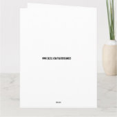 BIRTHDAY ICE CREAM FUNNY GREETING CARD KARTE (Rückseite)