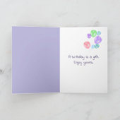 Birthday Ice Creme Cone Karte (Innenseite)