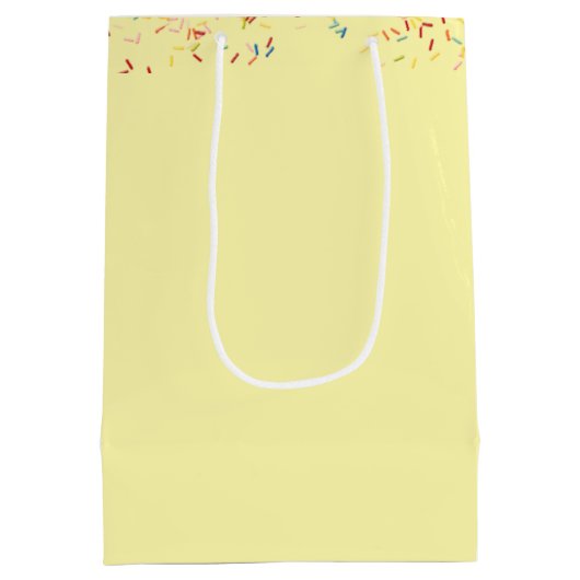 Birthday Ice Creme Cone Mittlere Geschenktüte (Rückseite)