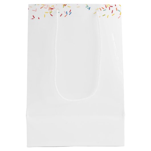 Birthday Ice Creme Cone Mittlere Geschenktüte (Rückseite)