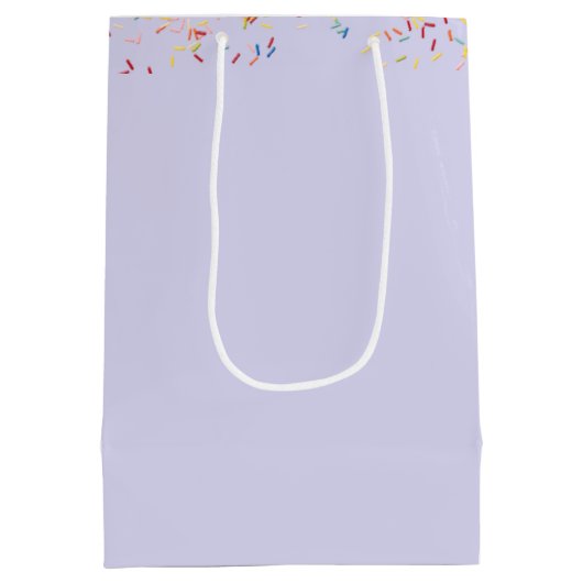 Birthday Ice Creme Cone Mittlere Geschenktüte (Rückseite)