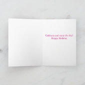 Birthday Ice Creme Cone Three Scores I Karte (Innenseite)