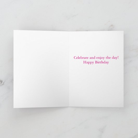 Birthday Ice Creme Cone Three Scores I Karte (Innenseite)