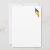 Birthday in space einladung (Rückseite)