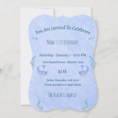 Birthday Invitation (12,7 x 17,8 cm) - Ocean Theme Einladung (Vorderseite)