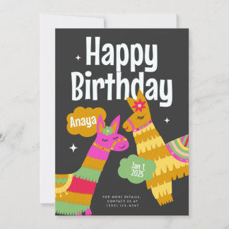 Birthday Invitation Card Design for adults or kids Einladung