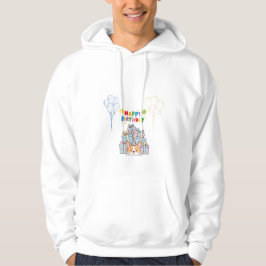 Birthday Invitation Colorful Fun Party Design Hoodie