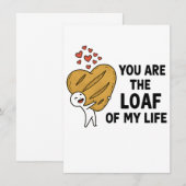 Birthday Invitation - Cute Bread Pun Party Invite Einladung (Vorne/Hinten)