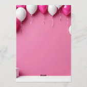 Birthday invitation einladung (Rückseite)