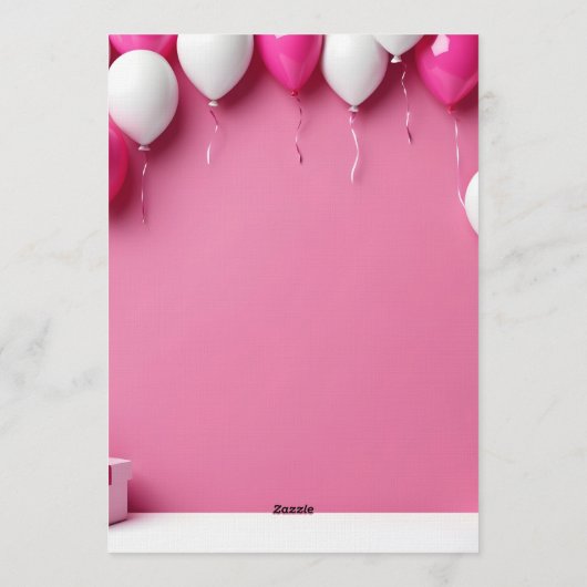 Birthday invitation einladung (Rückseite)