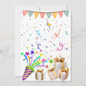 Birthday Invitation Einladung (Rückseite)