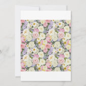 Birthday Invitation Elegant Card | Happy Birthday Einladung (Rückseite)