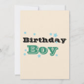 Birthday Invitation Postcards Design Einladung (Rückseite)