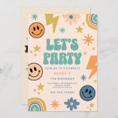 Birthday Invitation Postcards Design Einladung (Vorne/Hinten)