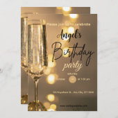 Birthday Invitations Einladung (Vorne/Hinten)