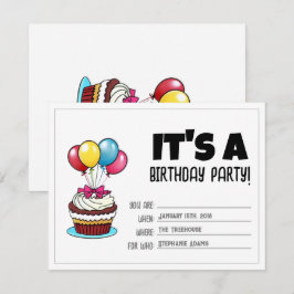Birthday Invite | Individuell anpassbare Einladung