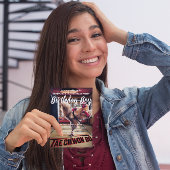 Birthday Invite Quirky Chicken Tänze Postkarte