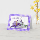 Birthday Iris Basket Karte (Gelbe Blume)