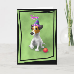 Birthday JackRusselB Karte