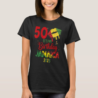 Birthday Jamaica Girl 30. 50. Party Outfit Match T-Shirt