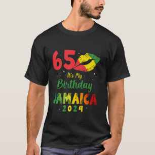 Birthday Jamaica Girl 65. Birthday 2024 Jamaica V T-Shirt